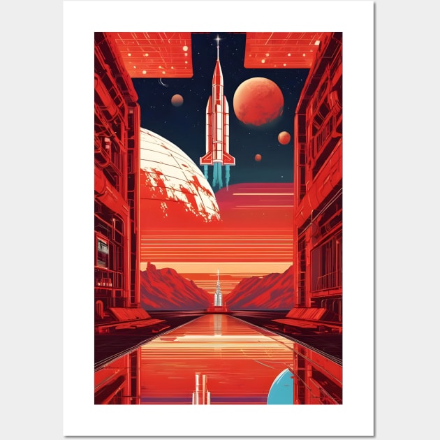 Soviet space art Wall Art by Spaceboyishere